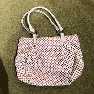 Great Condition Tosca Blu handbag pink/white
